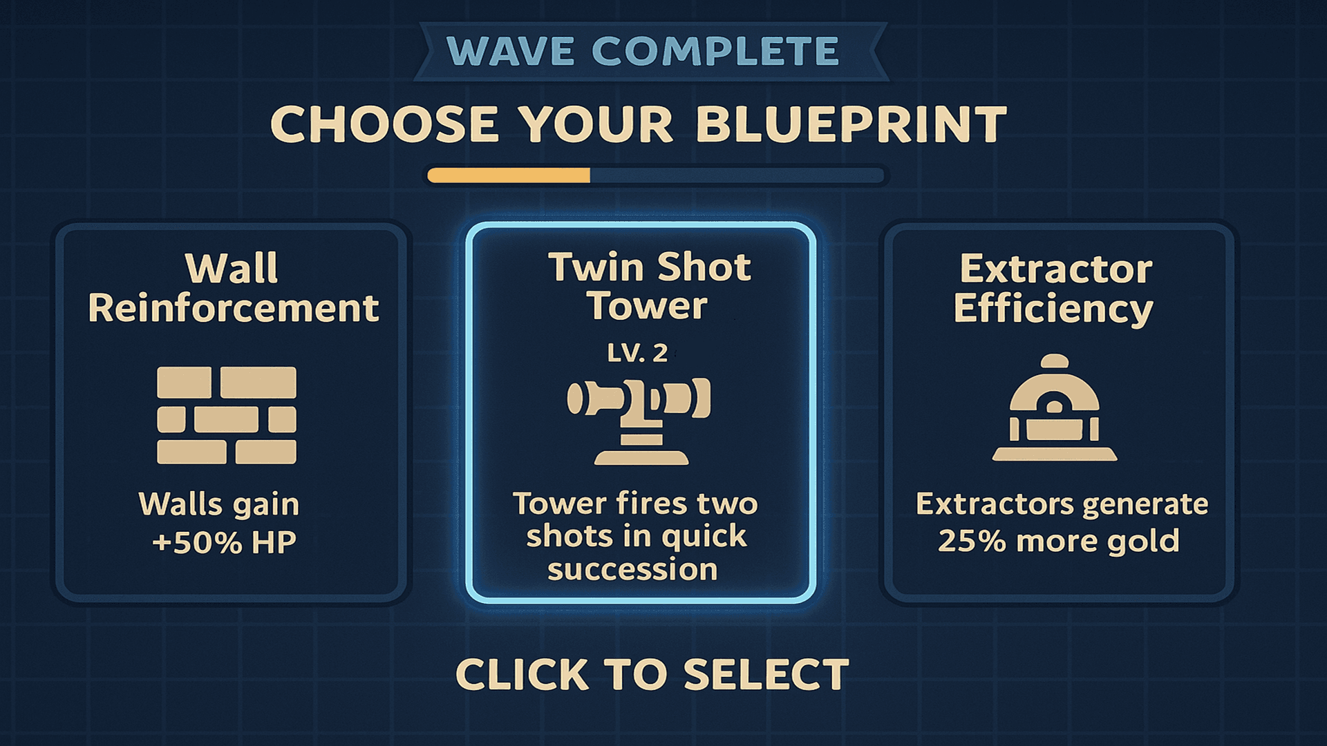 Blueprint Selection