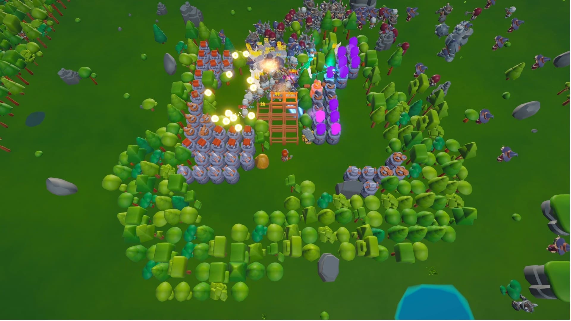 Swarmhold: the horde assaulting a built-up base